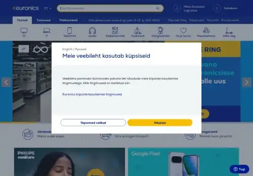 euronics.ee screenshot