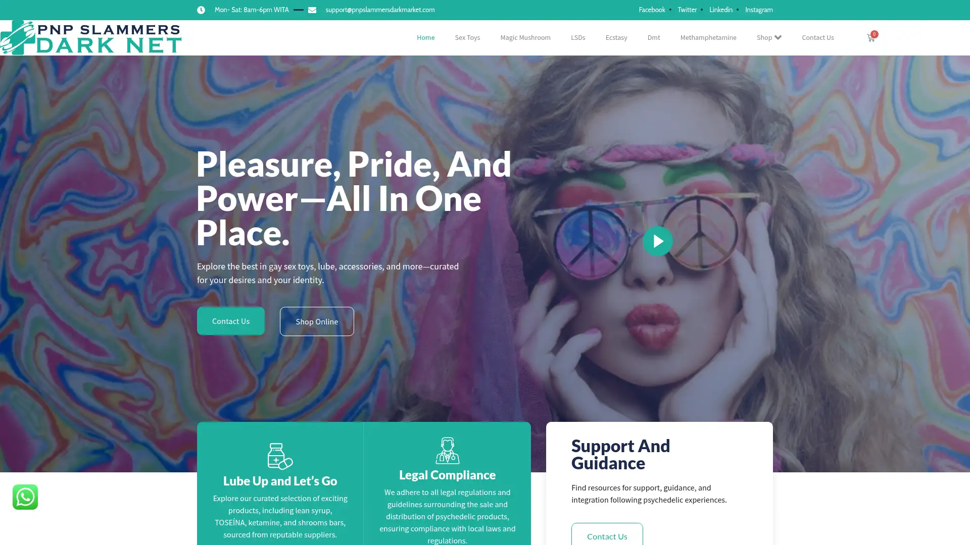 pnpslammersdarkmarket.com screenshot