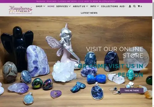 happinessheals.com.au screenshot