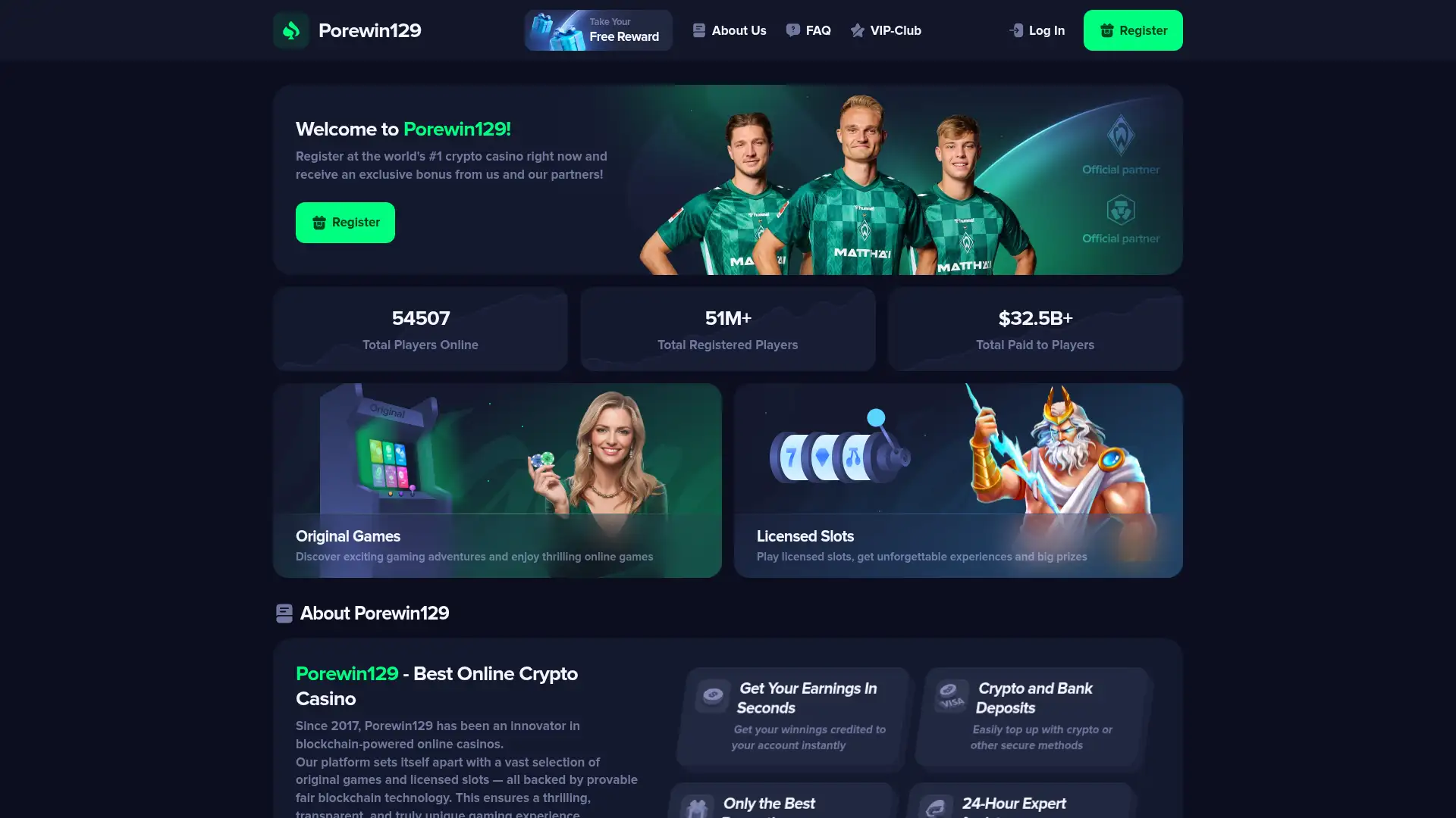 porewin129.pro screenshot