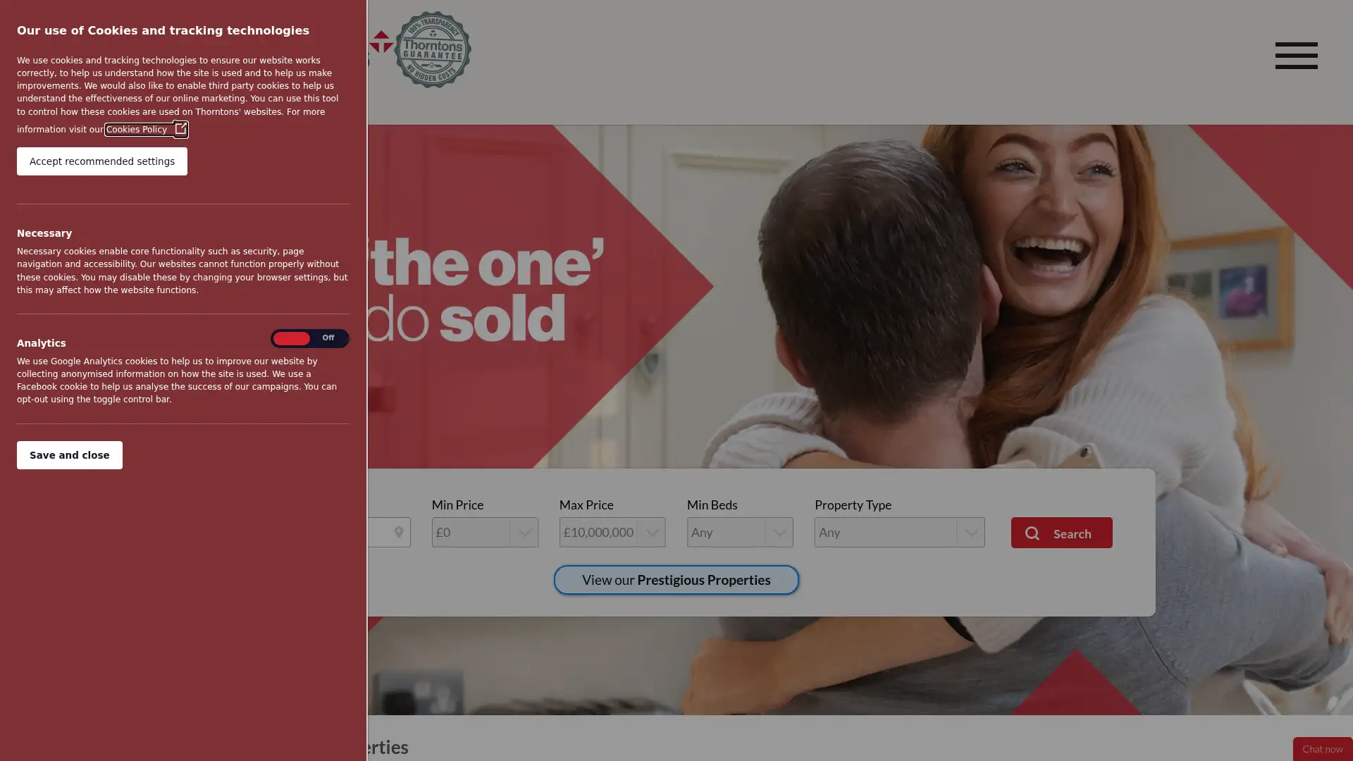 thorntons-property.co.uk screenshot