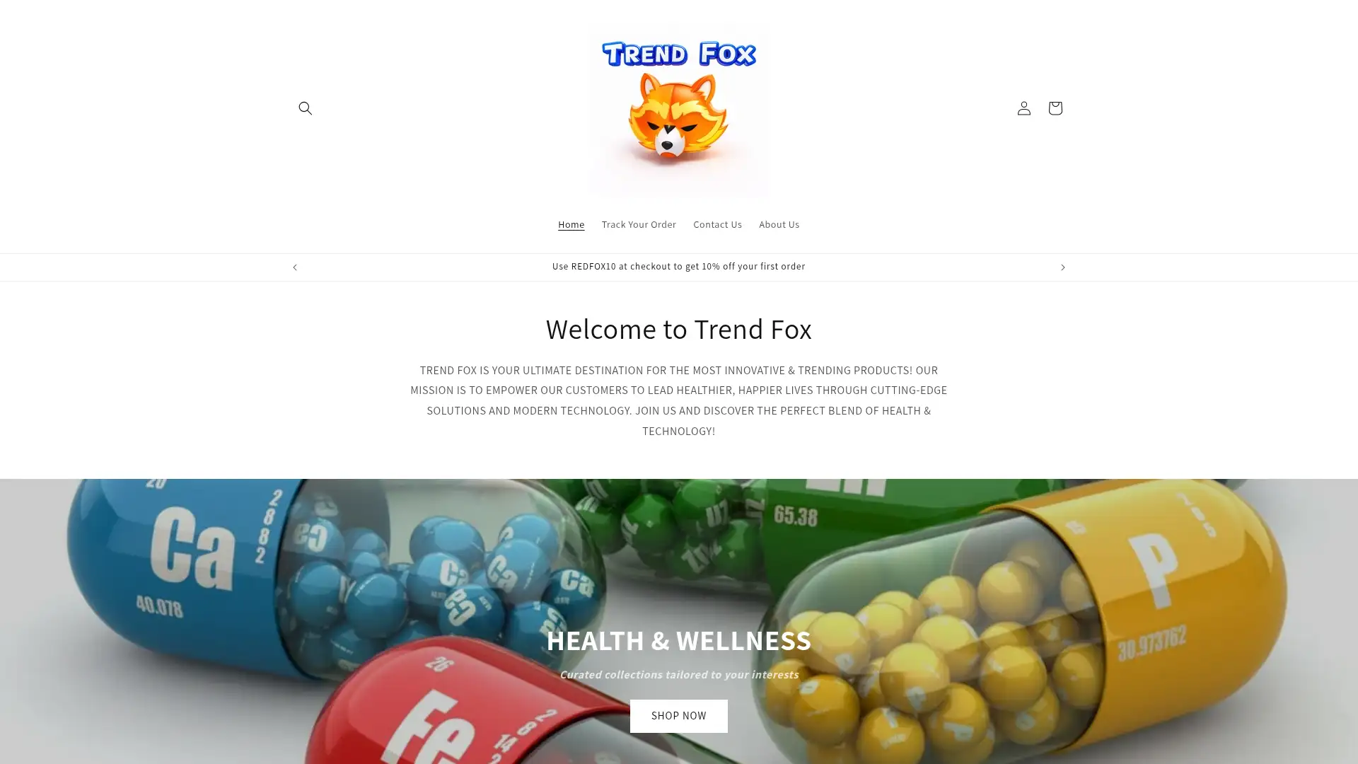 trendfox.net screenshot