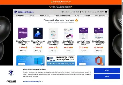 licenteonline.ro screenshot