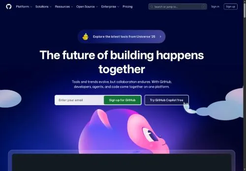 github.com screenshot