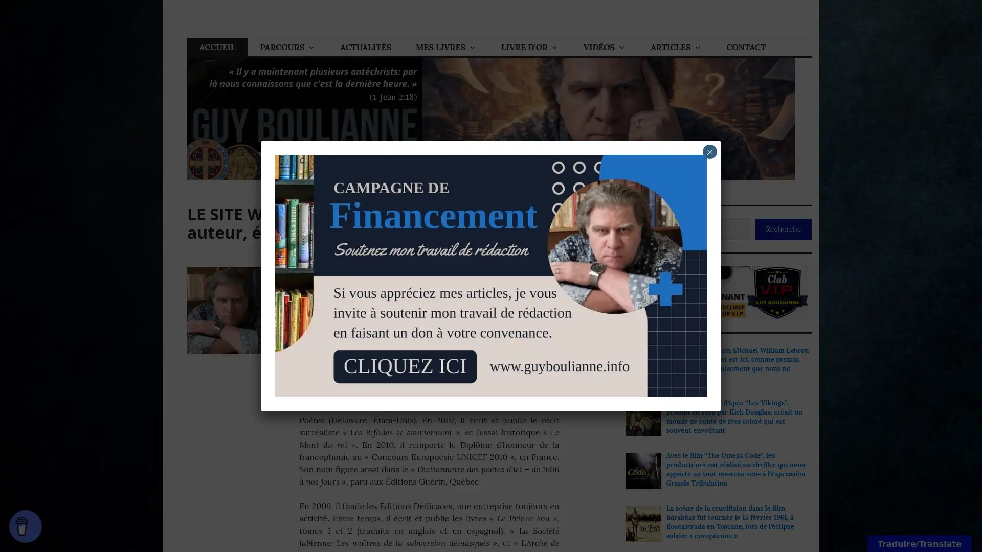 guyboulianne.info screenshot