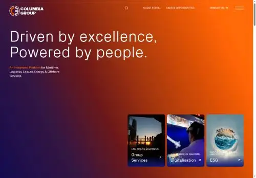 columbiagroup.org screenshot