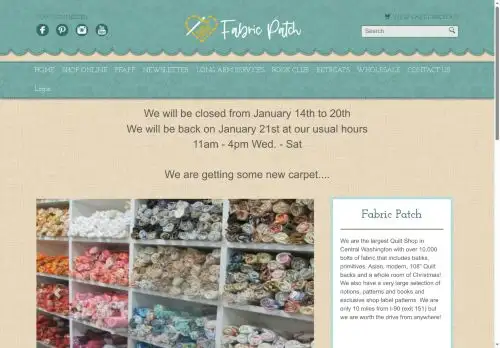 fabricpatch.net screenshot