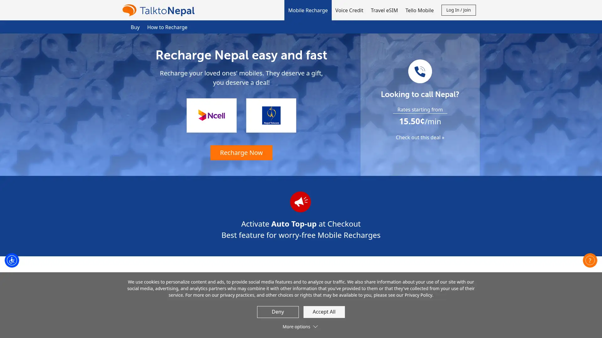 talktonepal.com screenshot