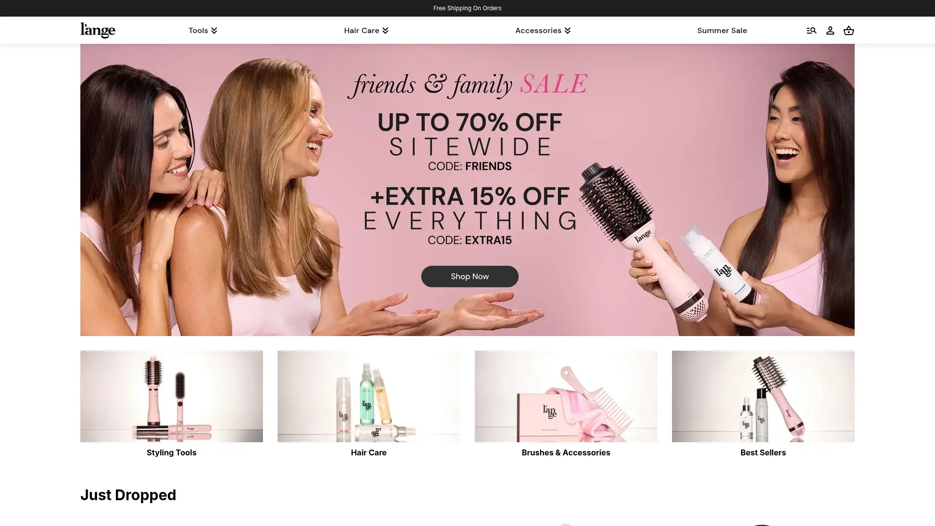 langehair.store screenshot