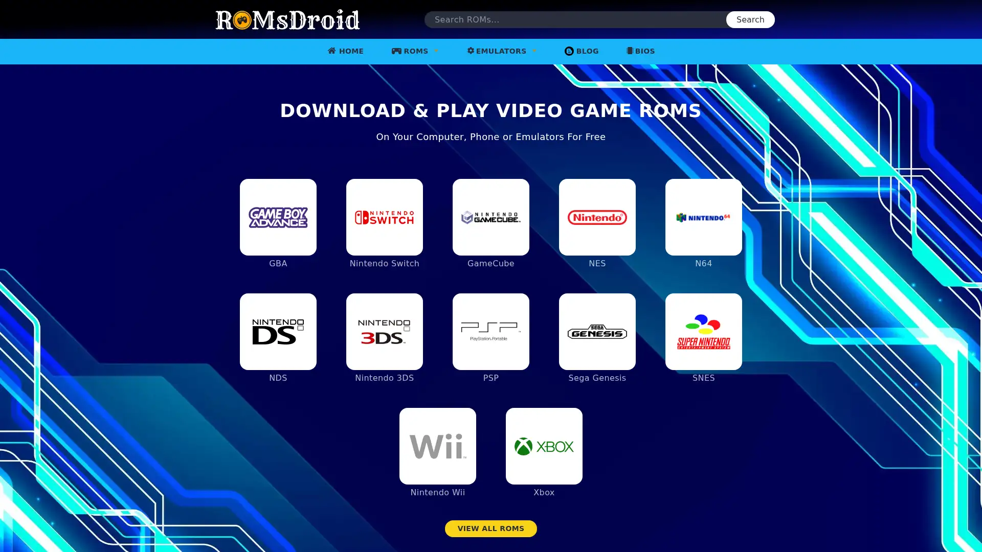 romsdroid.com screenshot