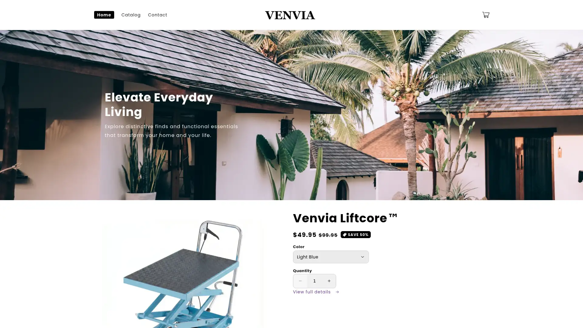 venvia.us screenshot
