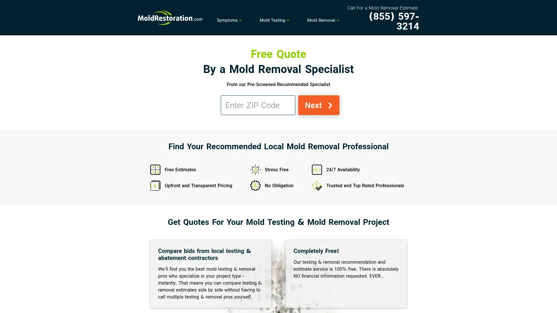 moldrestoration.com screenshot