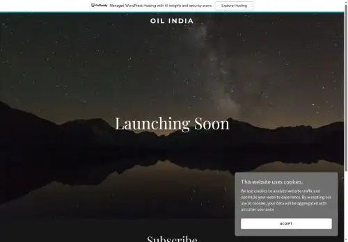 oilindia.in screenshot