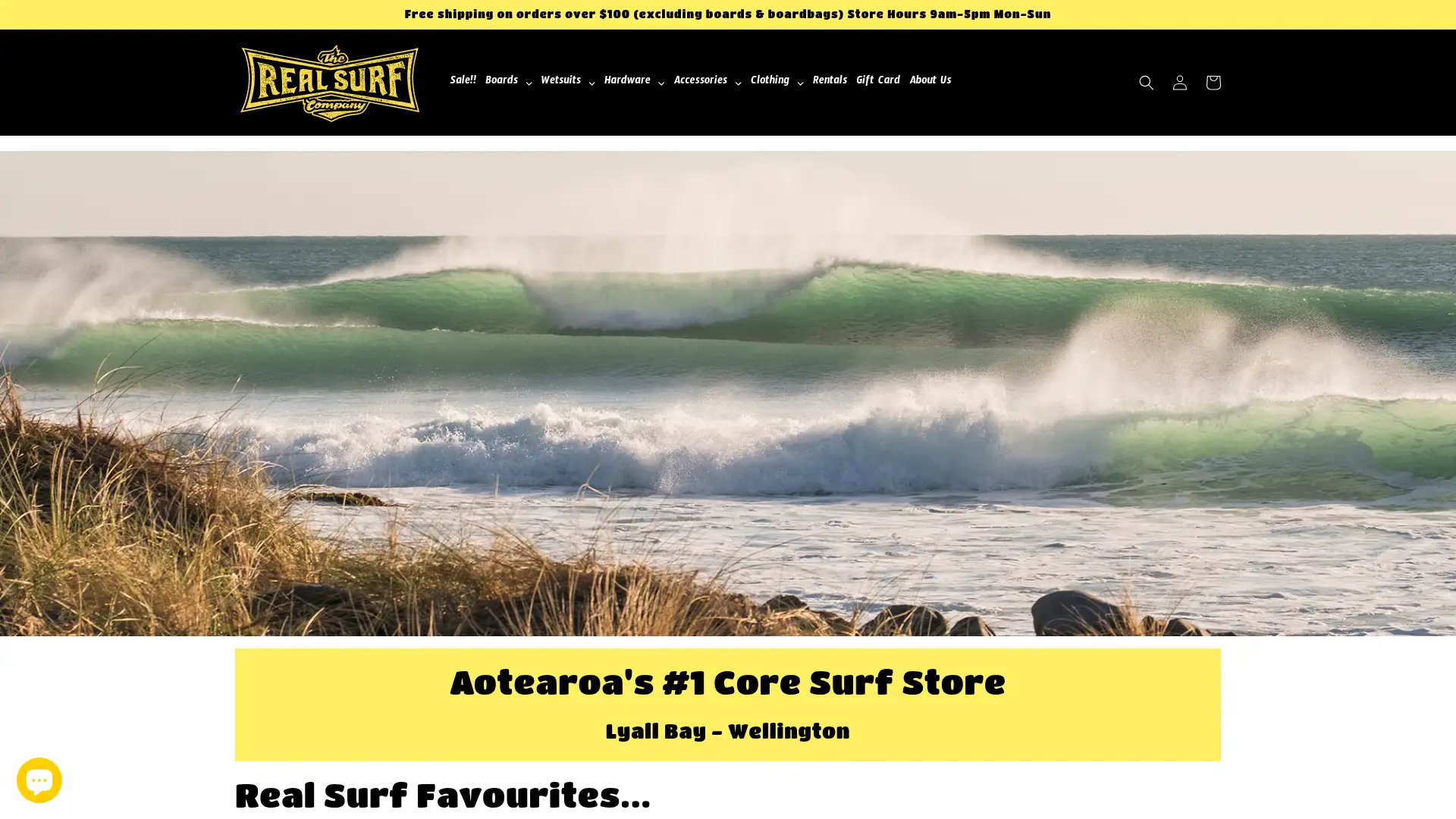 realsurf.co.nz screenshot