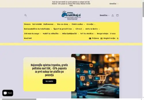 naklikaj.si screenshot