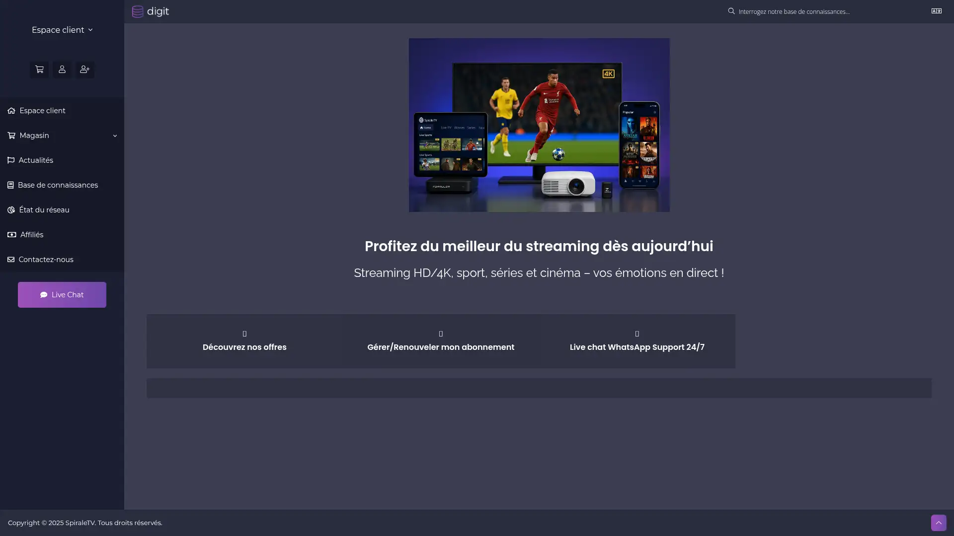 spirale-tv-community.com screenshot
