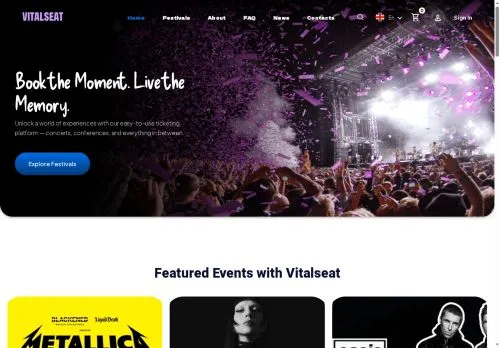 vitalseat.com screenshot