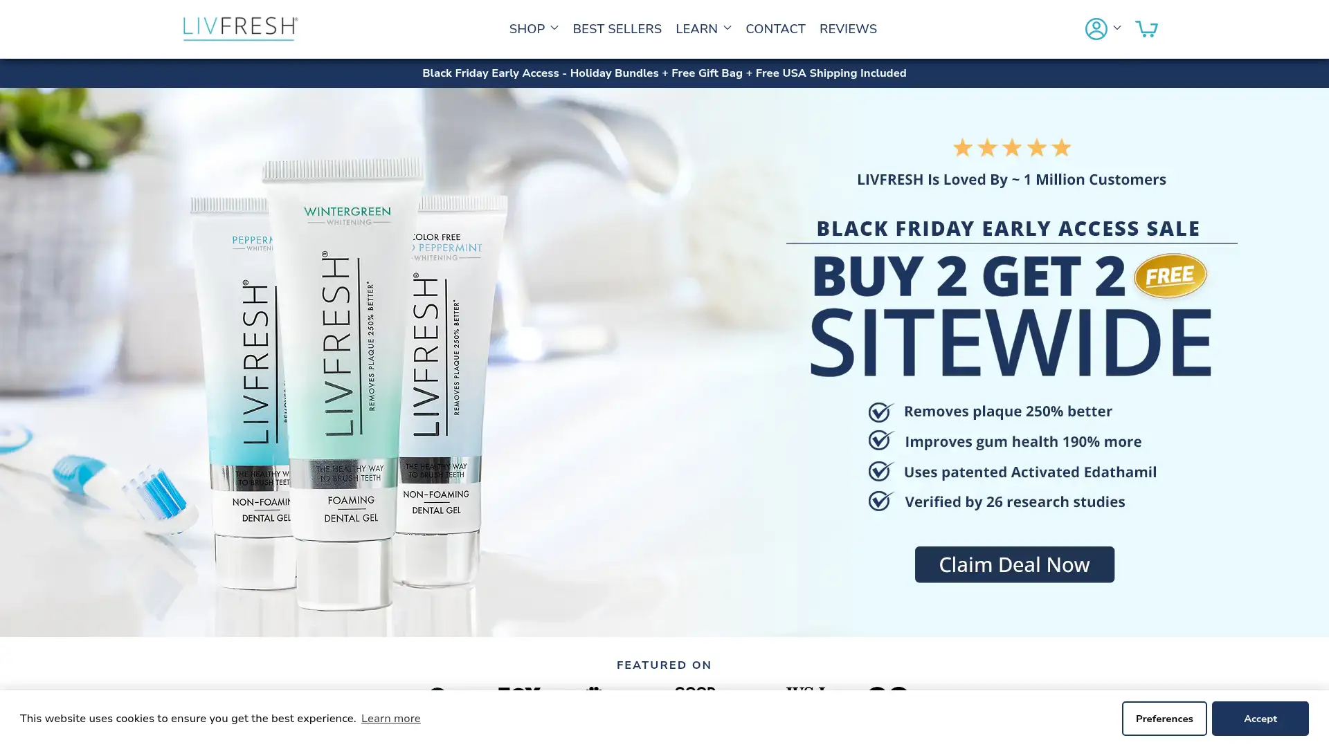 getlivfresh.com screenshot