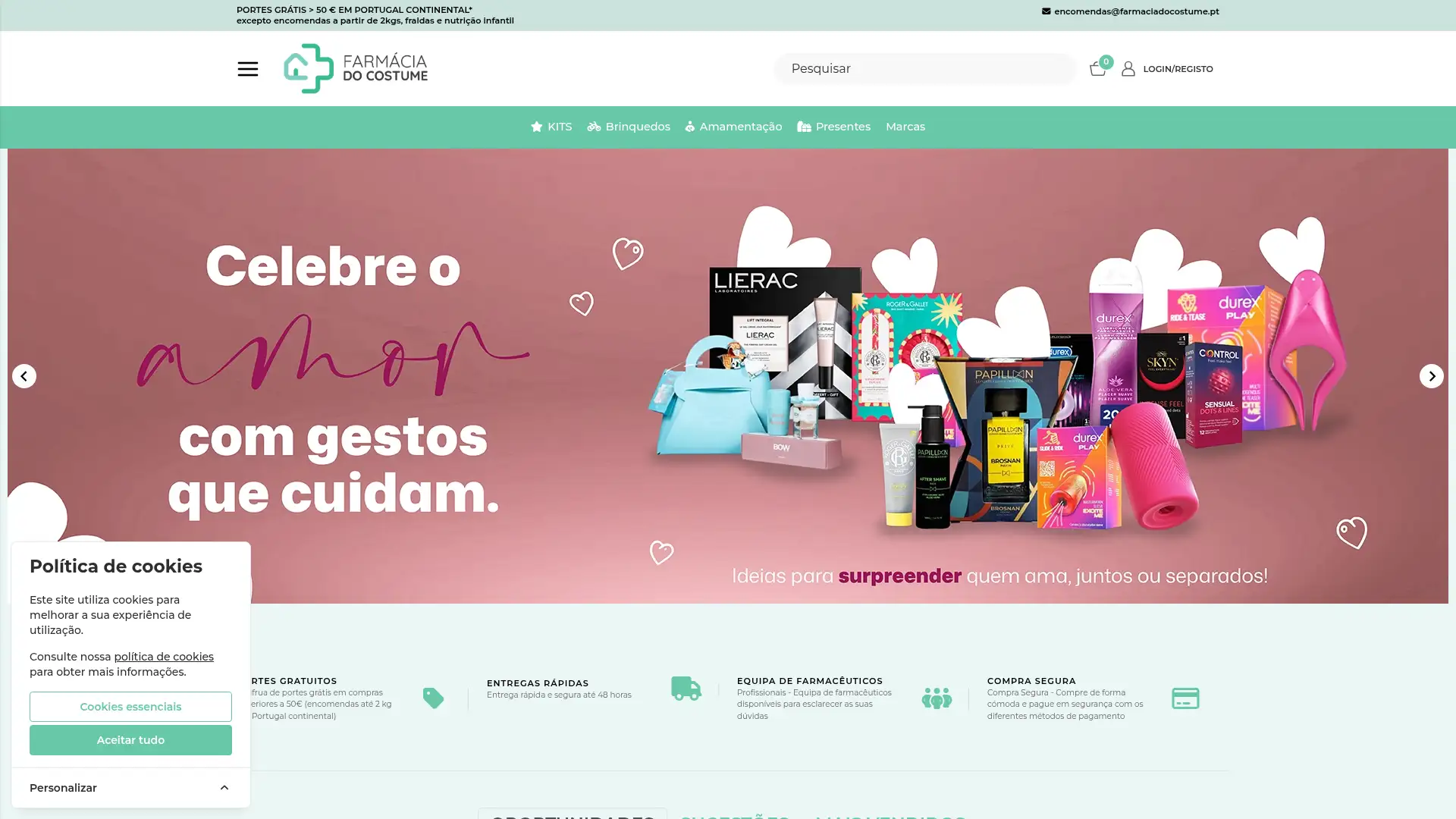 farmaciadocostume.pt screenshot