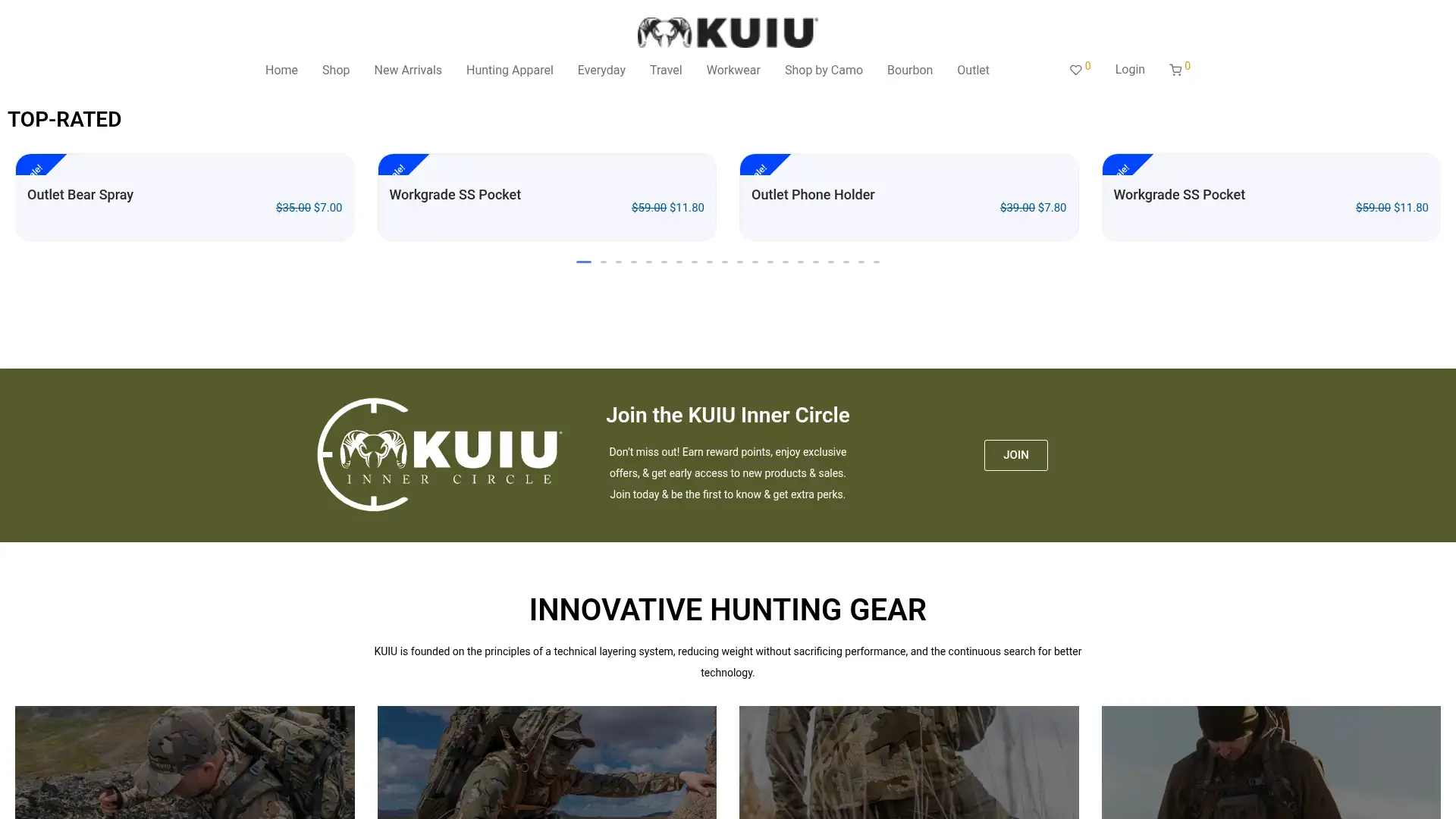 huntingshot.com screenshot