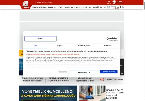ahaber.com.tr screenshot