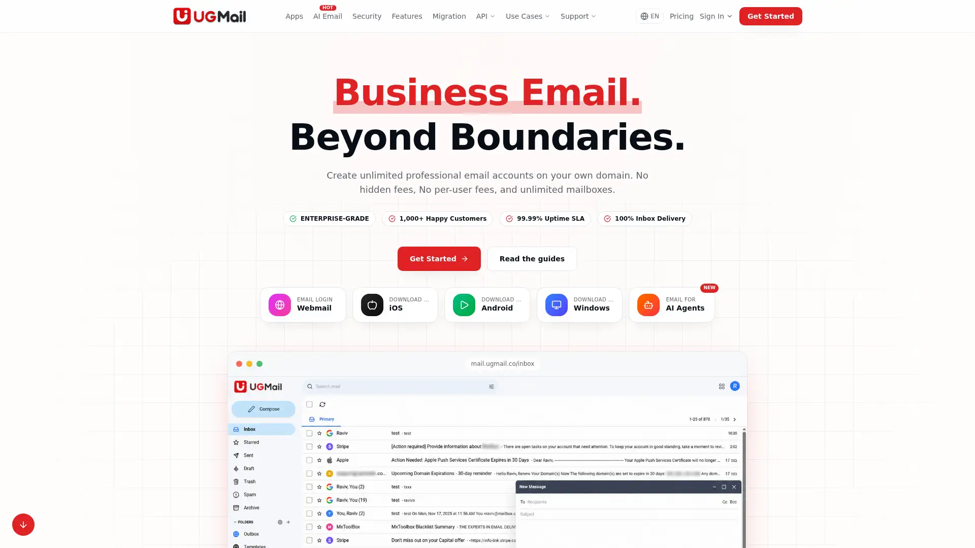 ugmail.co screenshot