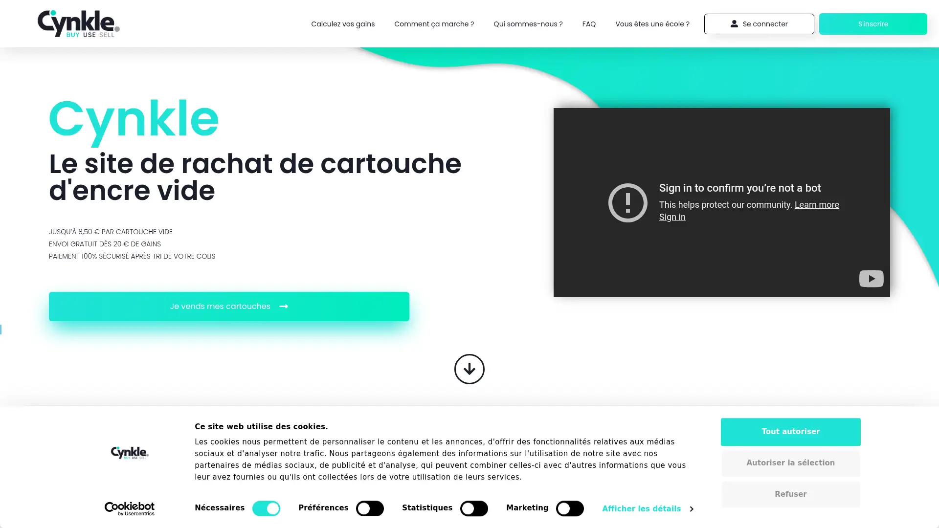 cynkle.fr screenshot