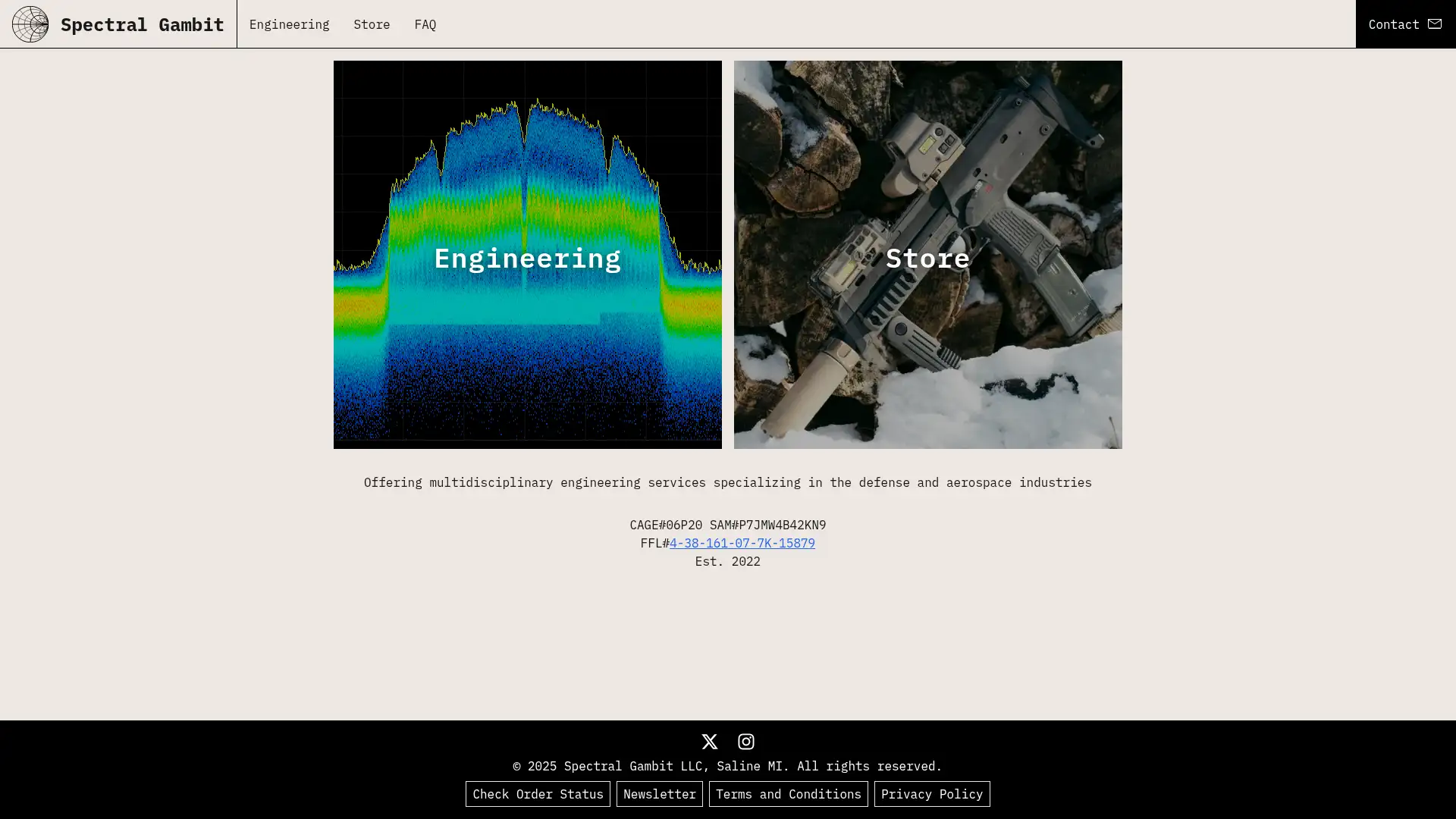 spectralgambit.com screenshot