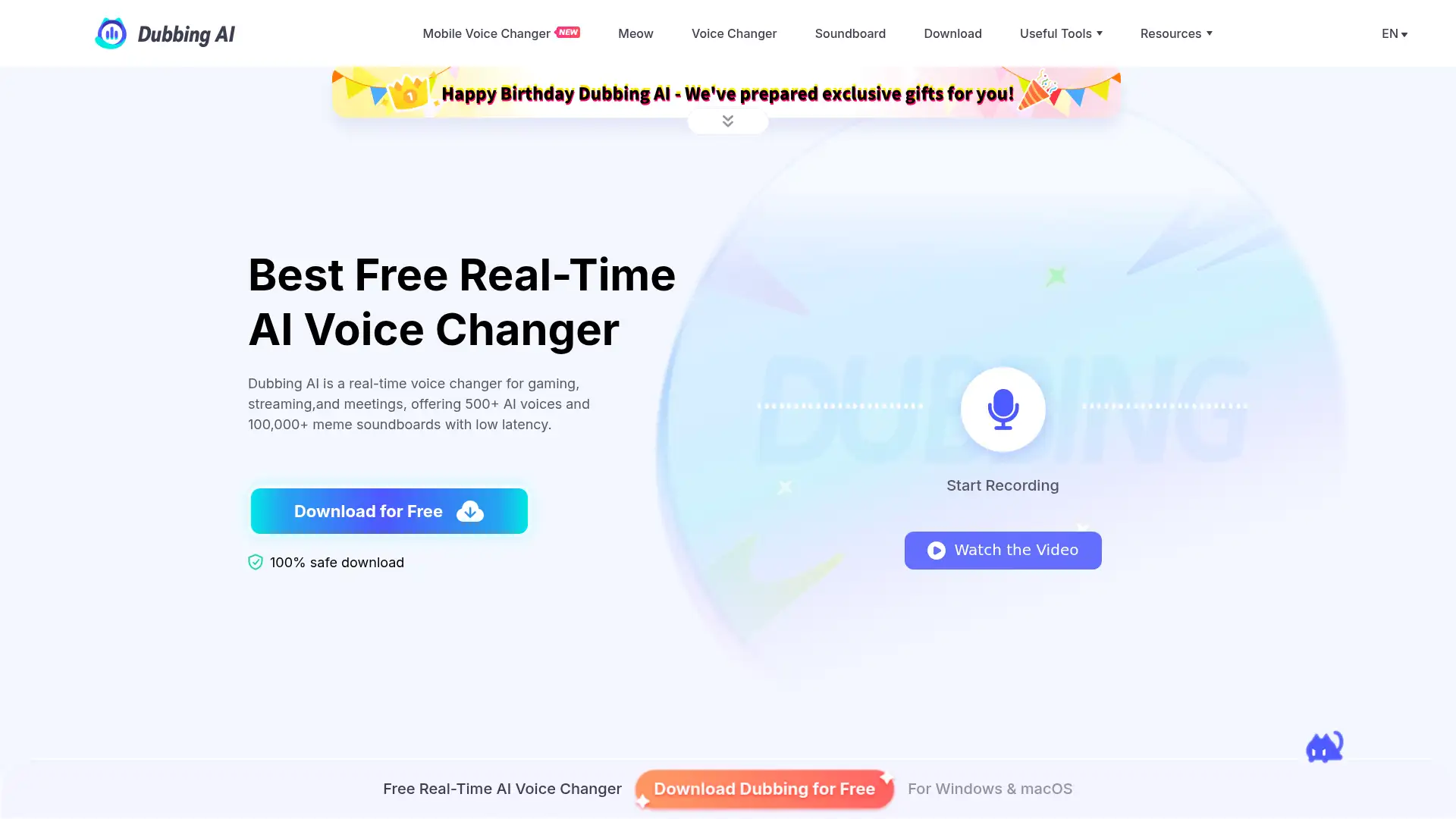 dubbingai.io screenshot