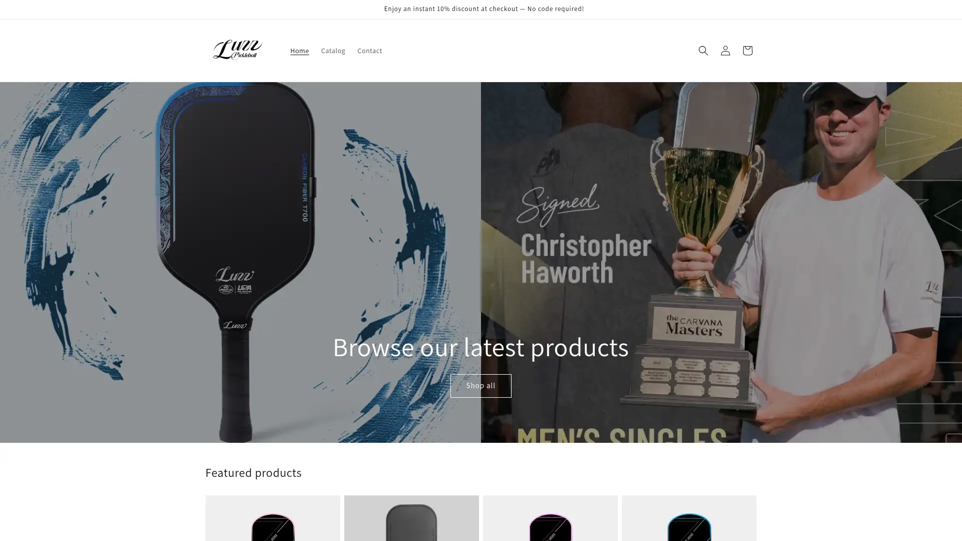 luzzpickleballshop.ph screenshot