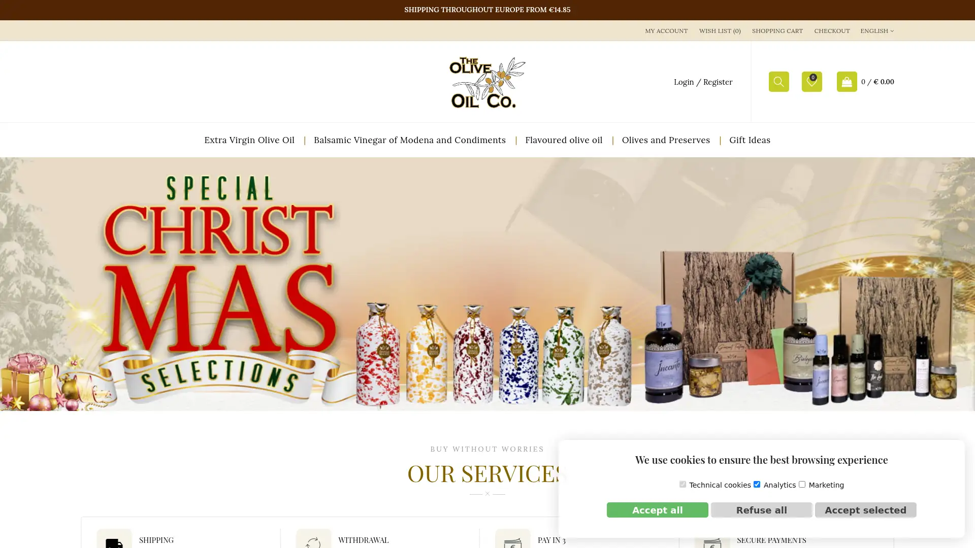 theoliveoilco.it screenshot