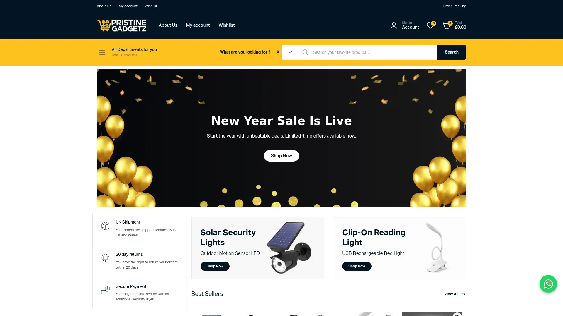 pristinegadgetz.co.uk screenshot