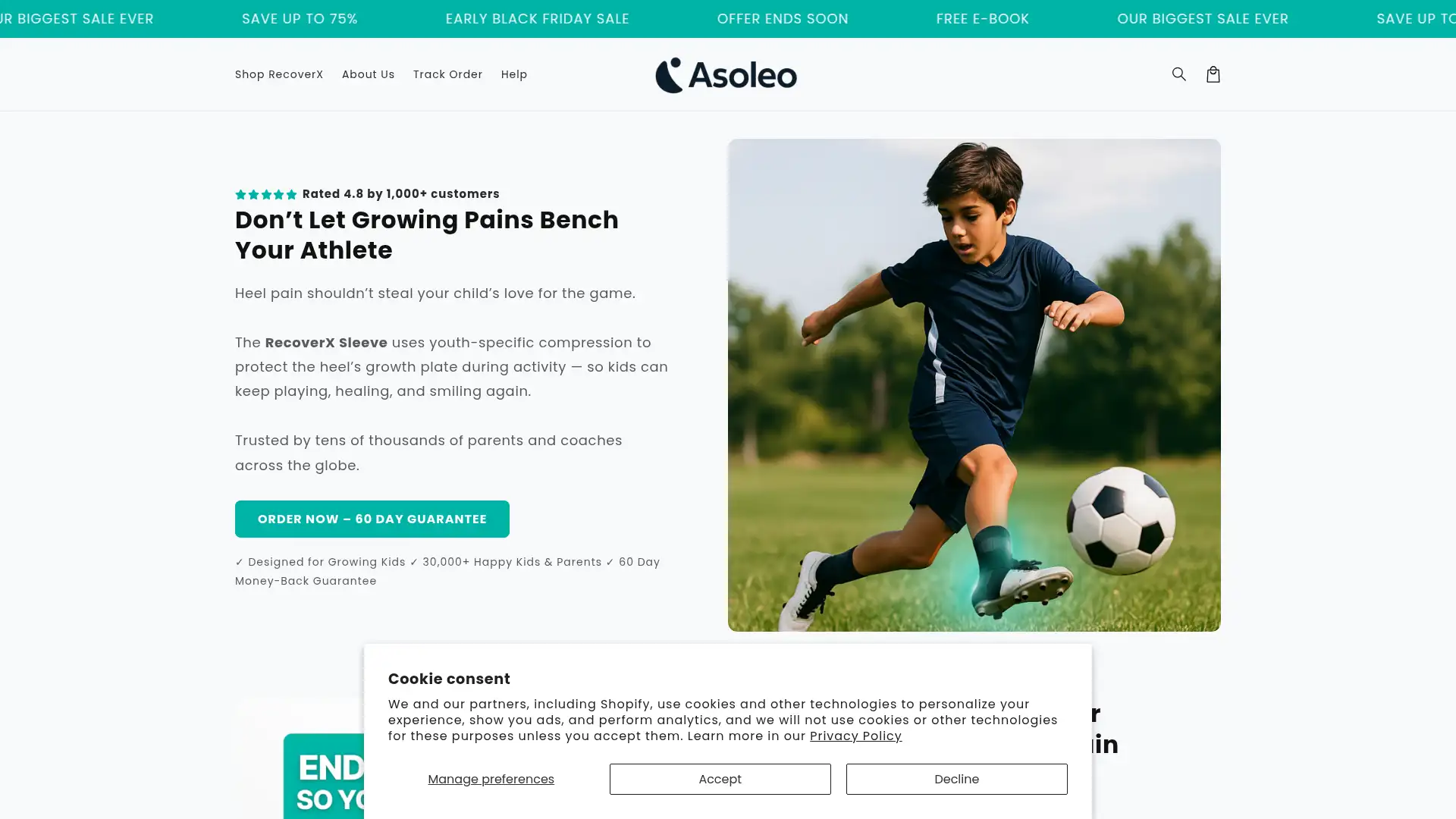 asoleo.com screenshot