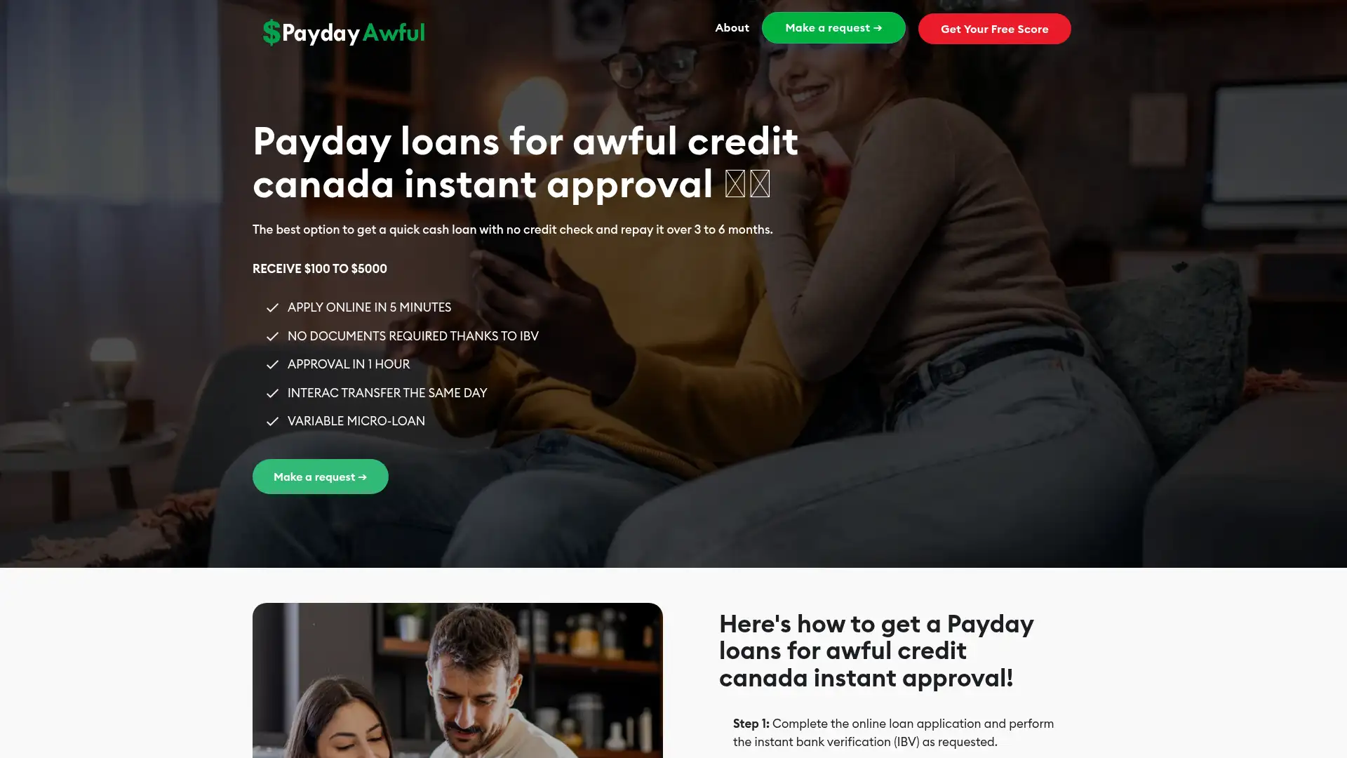 paydayawful.ca screenshot