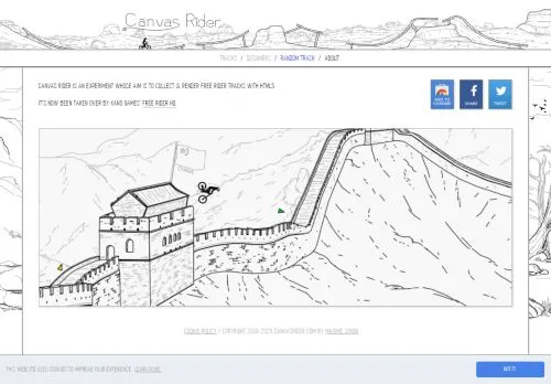 canvasrider.com screenshot