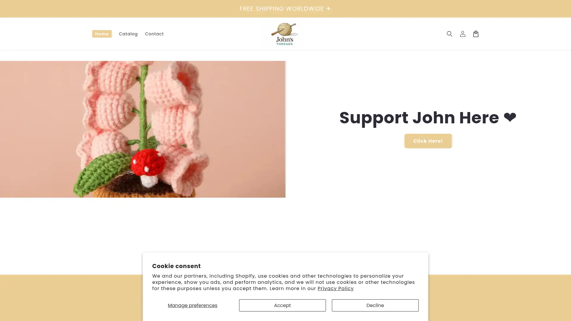 johnsthreads.store screenshot