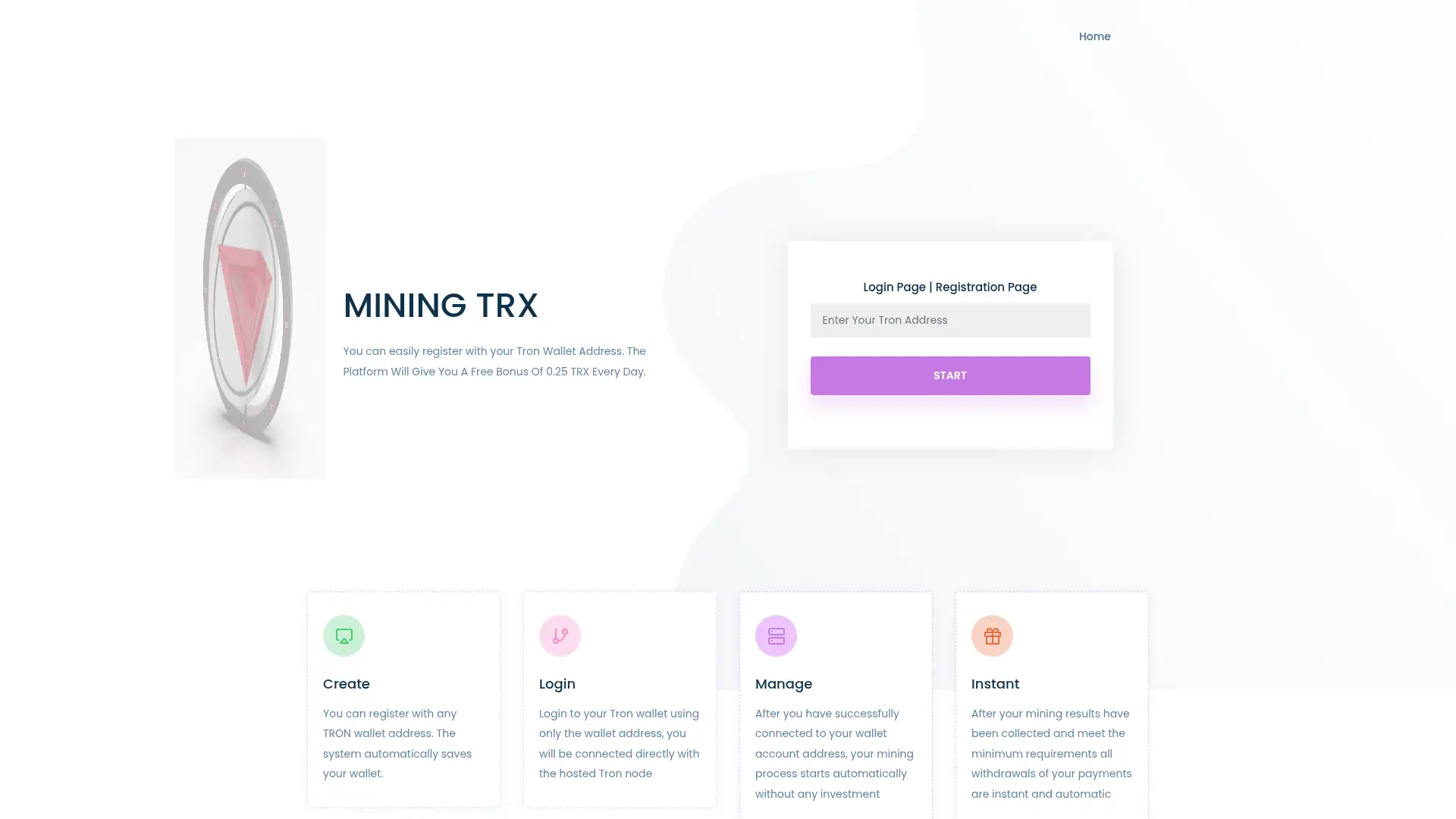 mining-trx.com screenshot