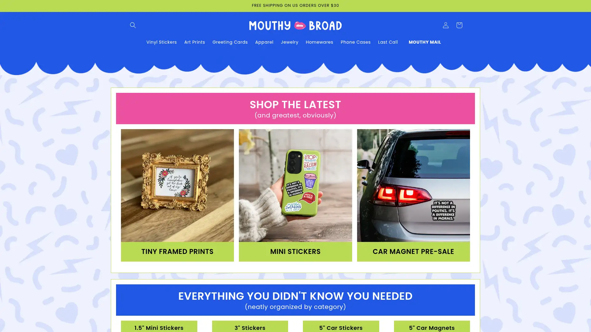 mouthybroad.co screenshot