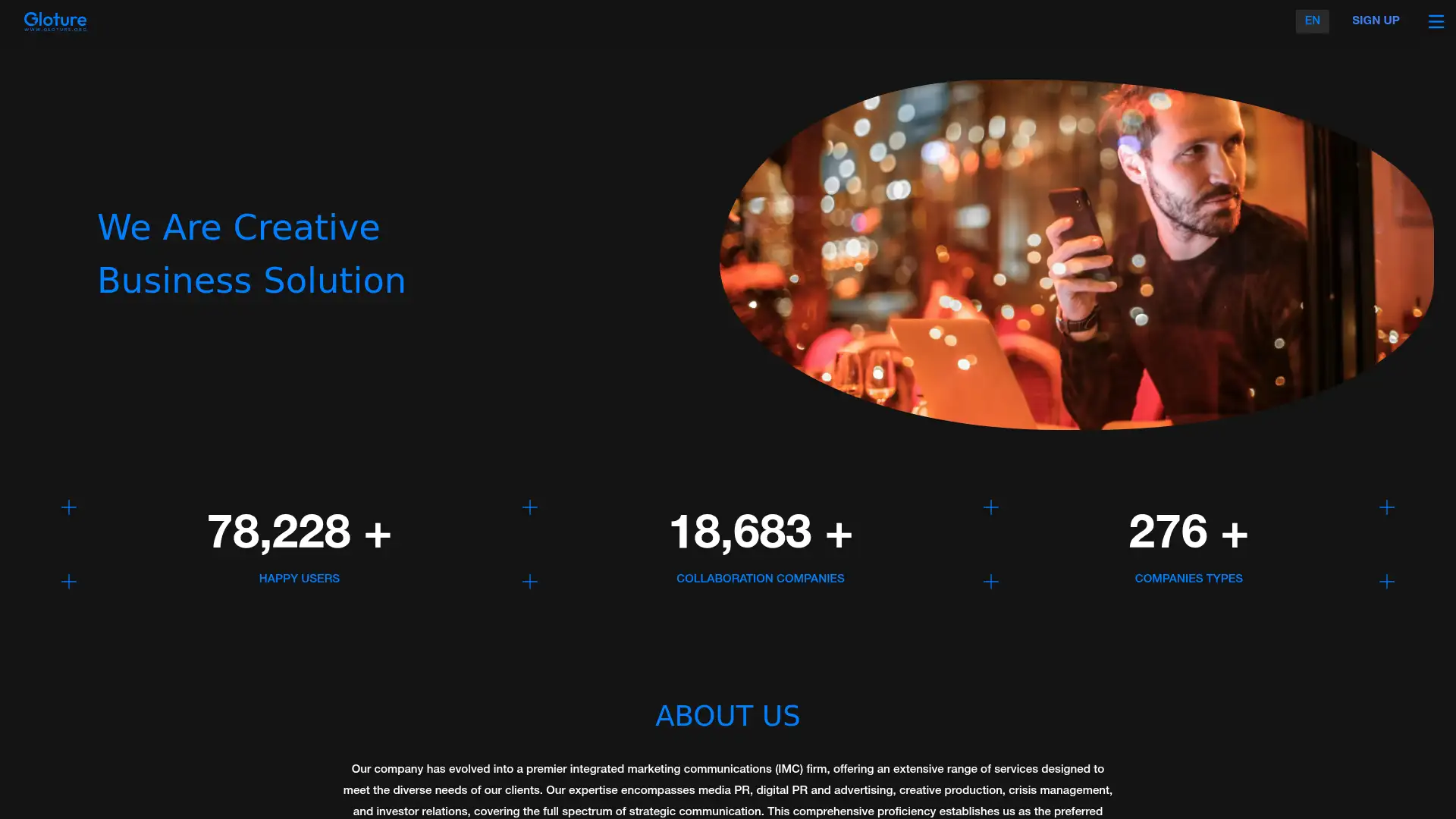 gloture.org screenshot