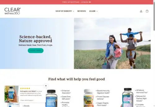 clearwellness360.com screenshot