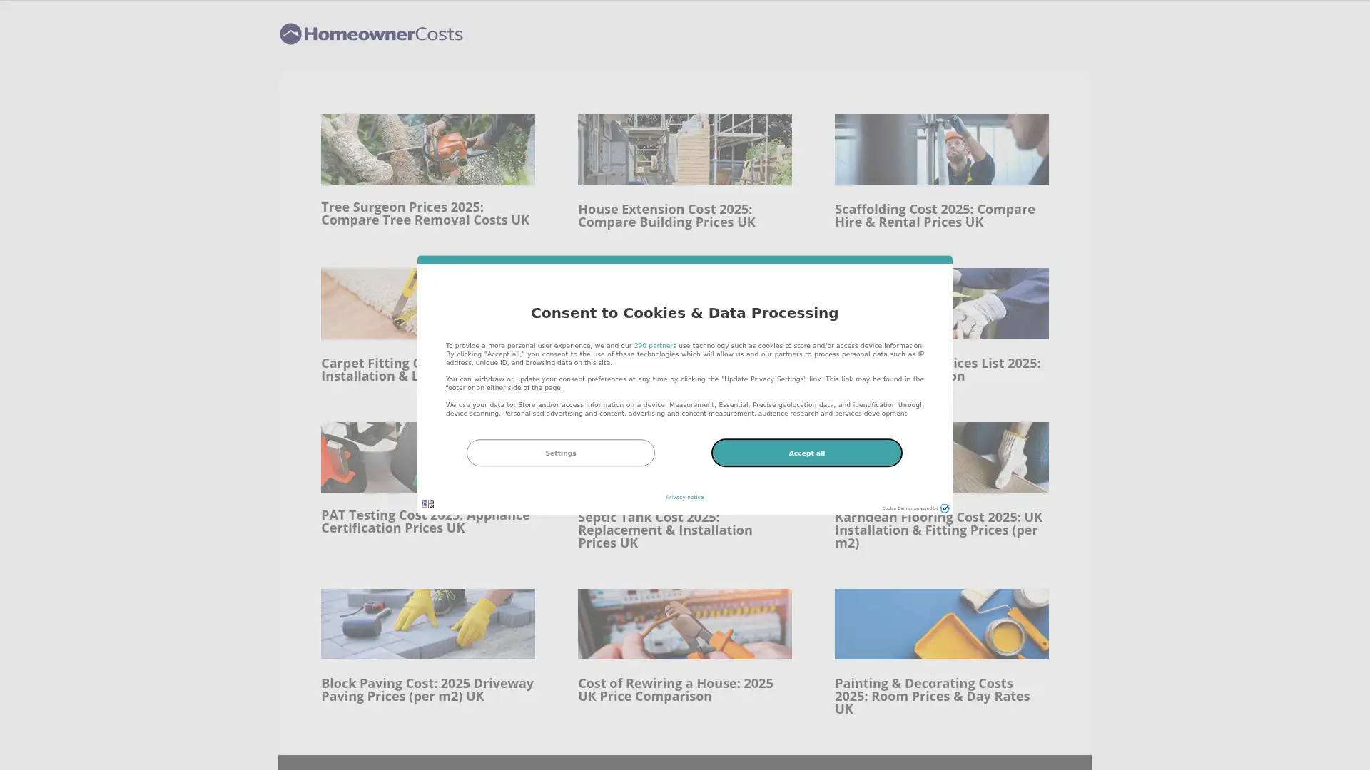 homeownercosts.co.uk screenshot
