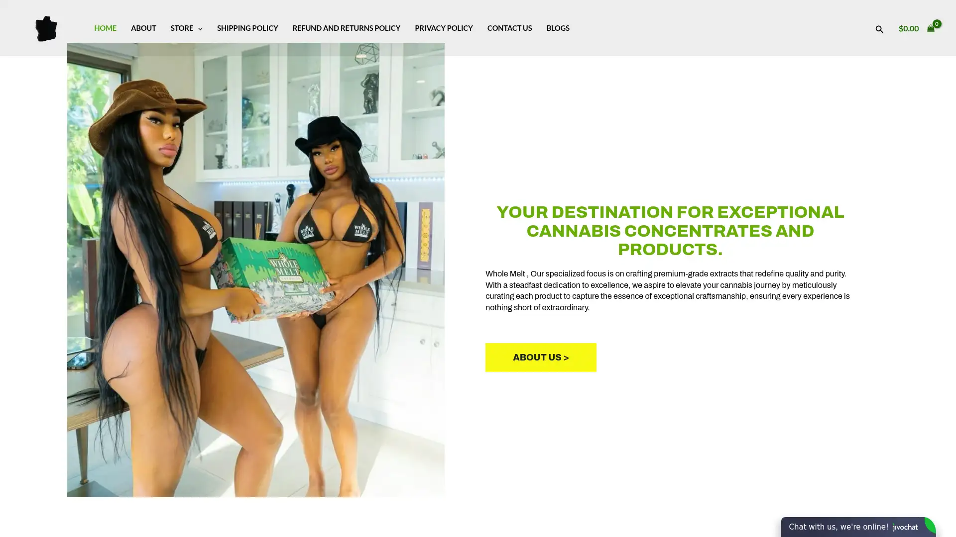 officialwholemelts.com screenshot