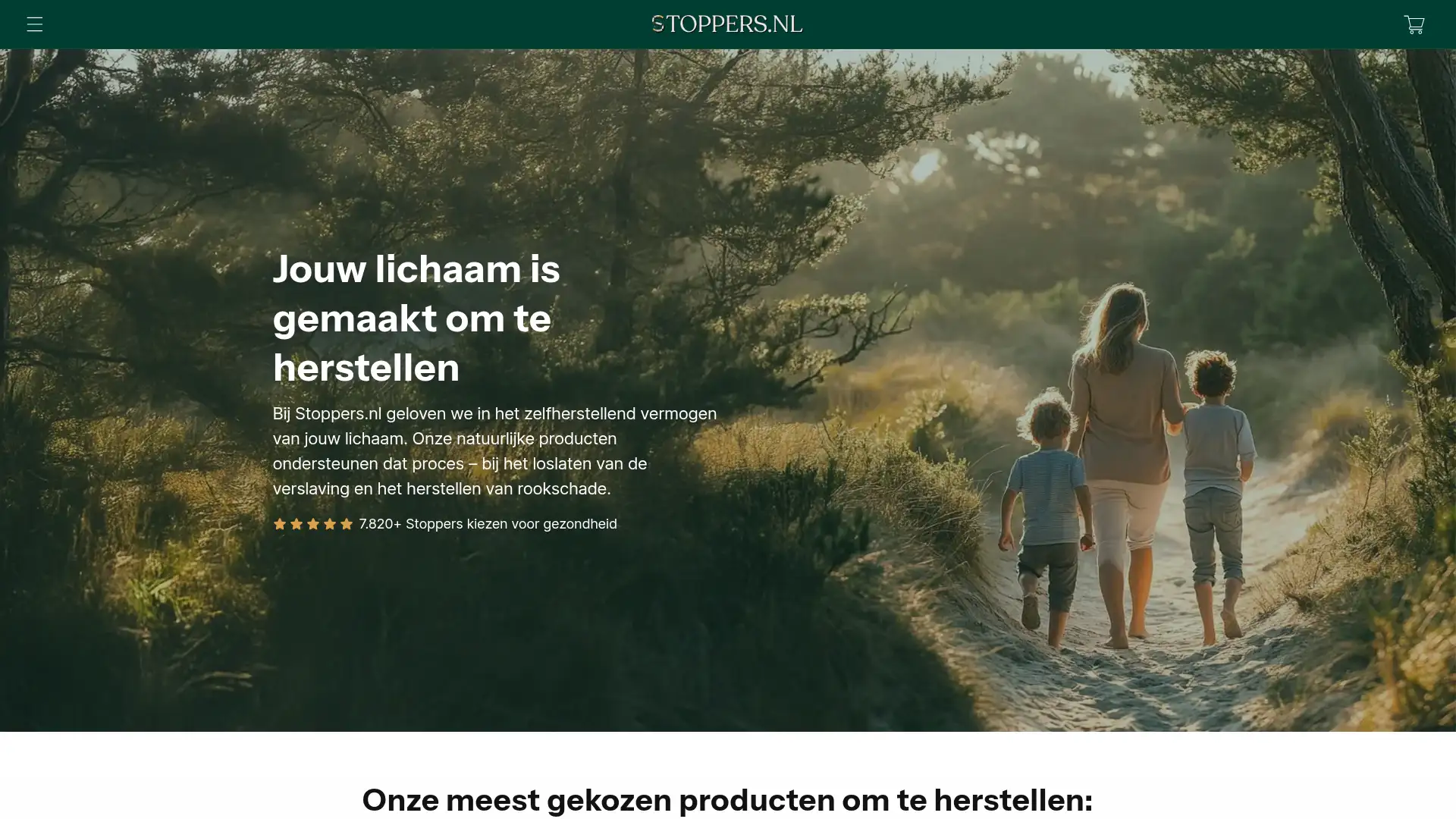 stoppers-shop.nl screenshot