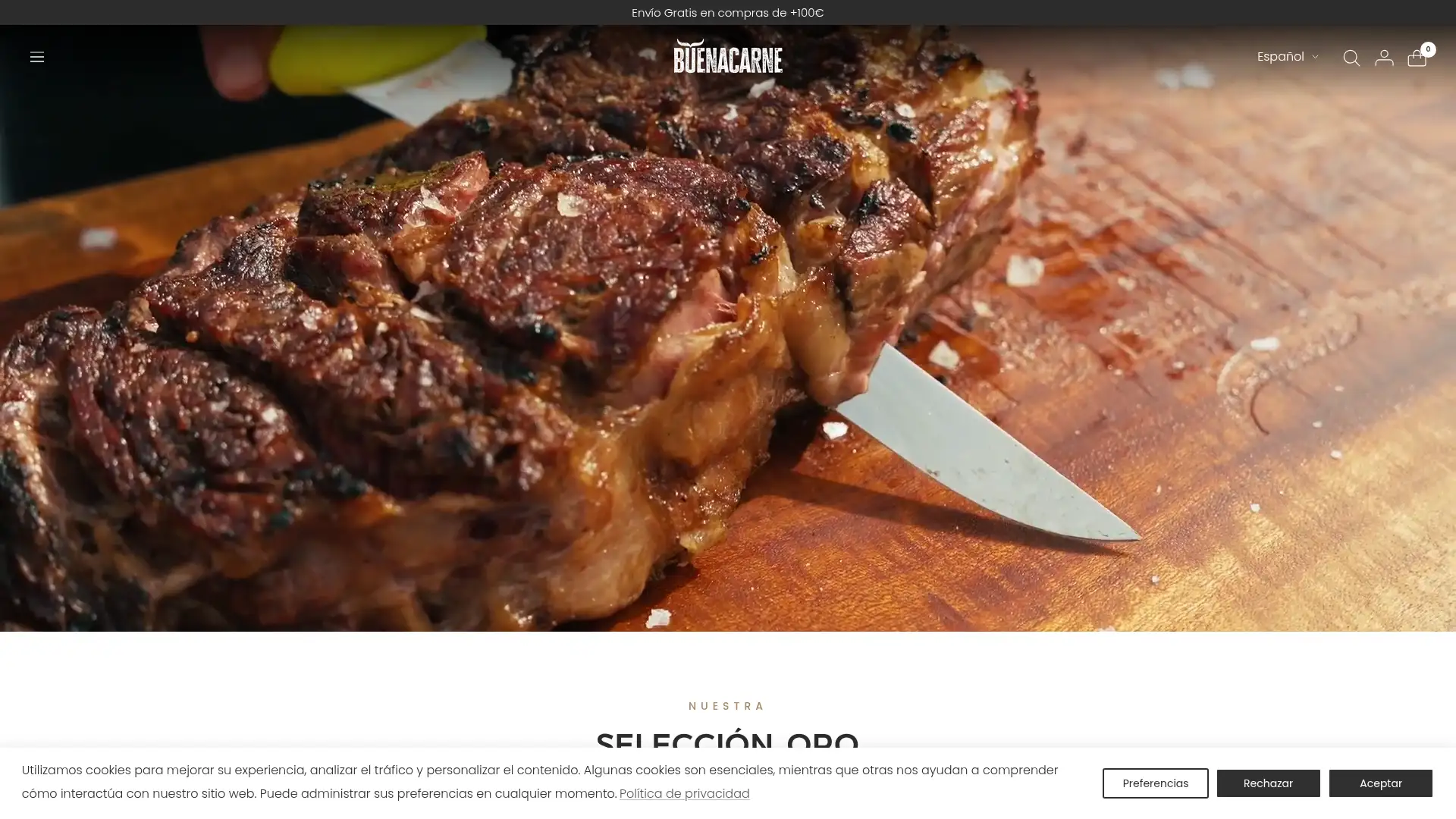 buenacarne.es screenshot