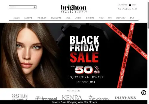 brightonbeautysupply.com screenshot