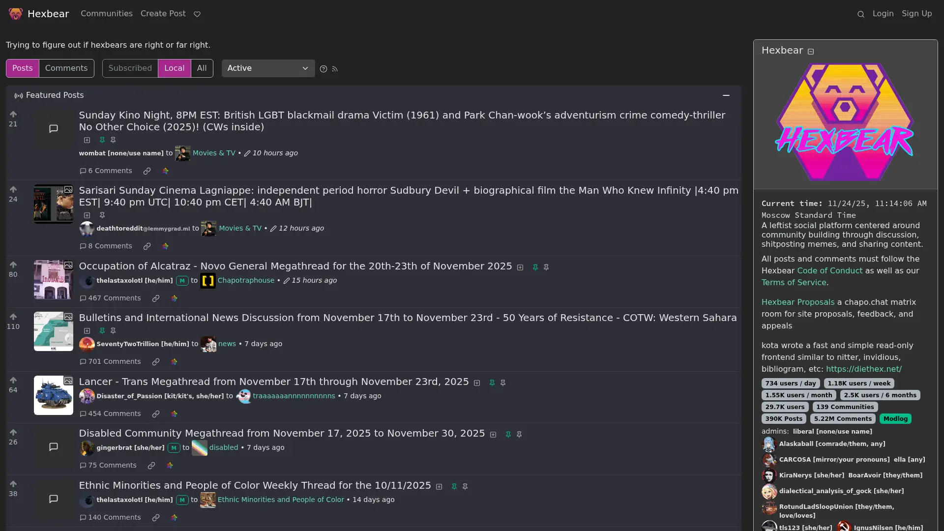 hexbear.net screenshot