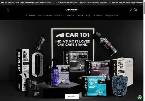 car101.in screenshot