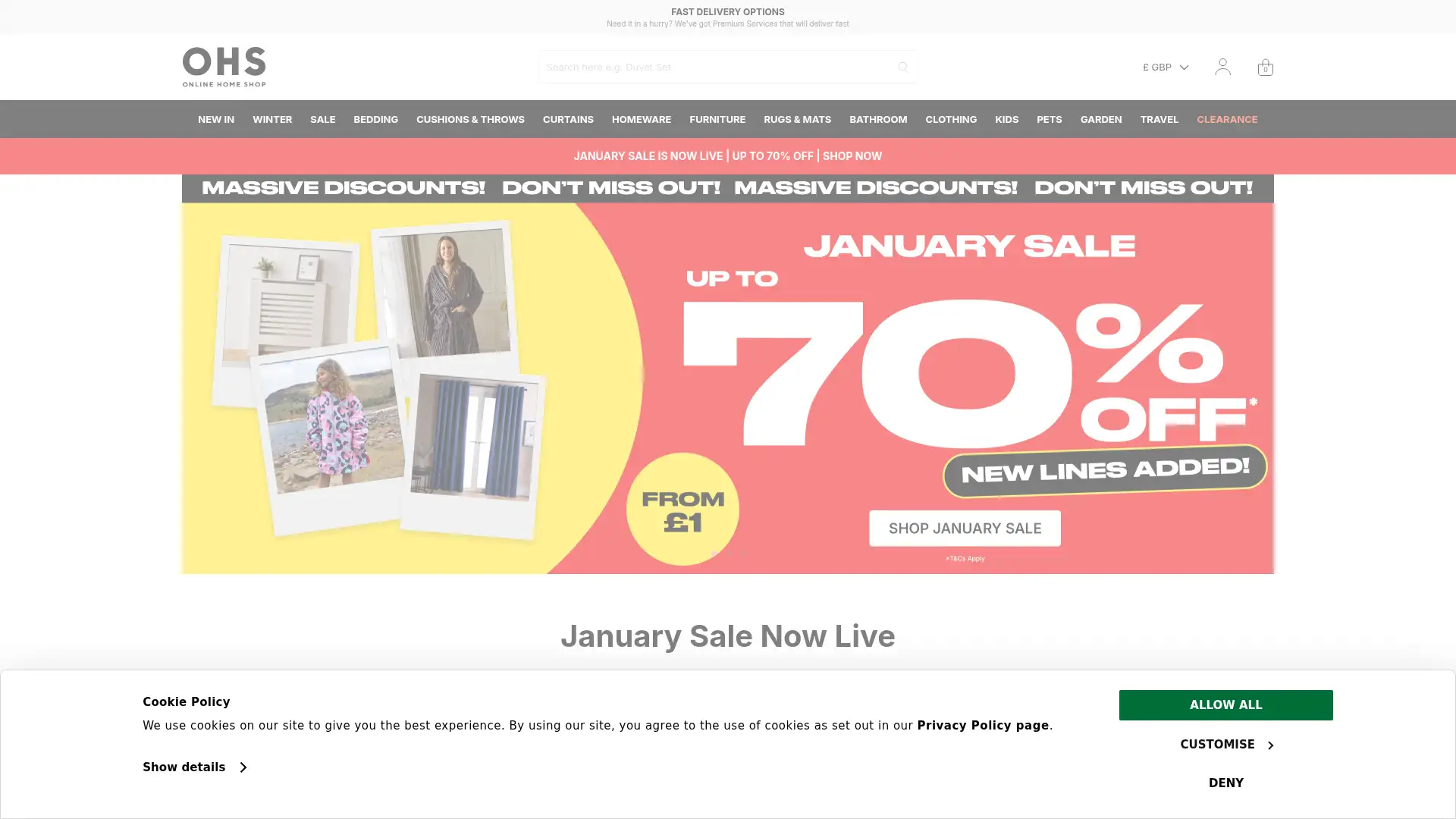 onlinehomeshop.com screenshot