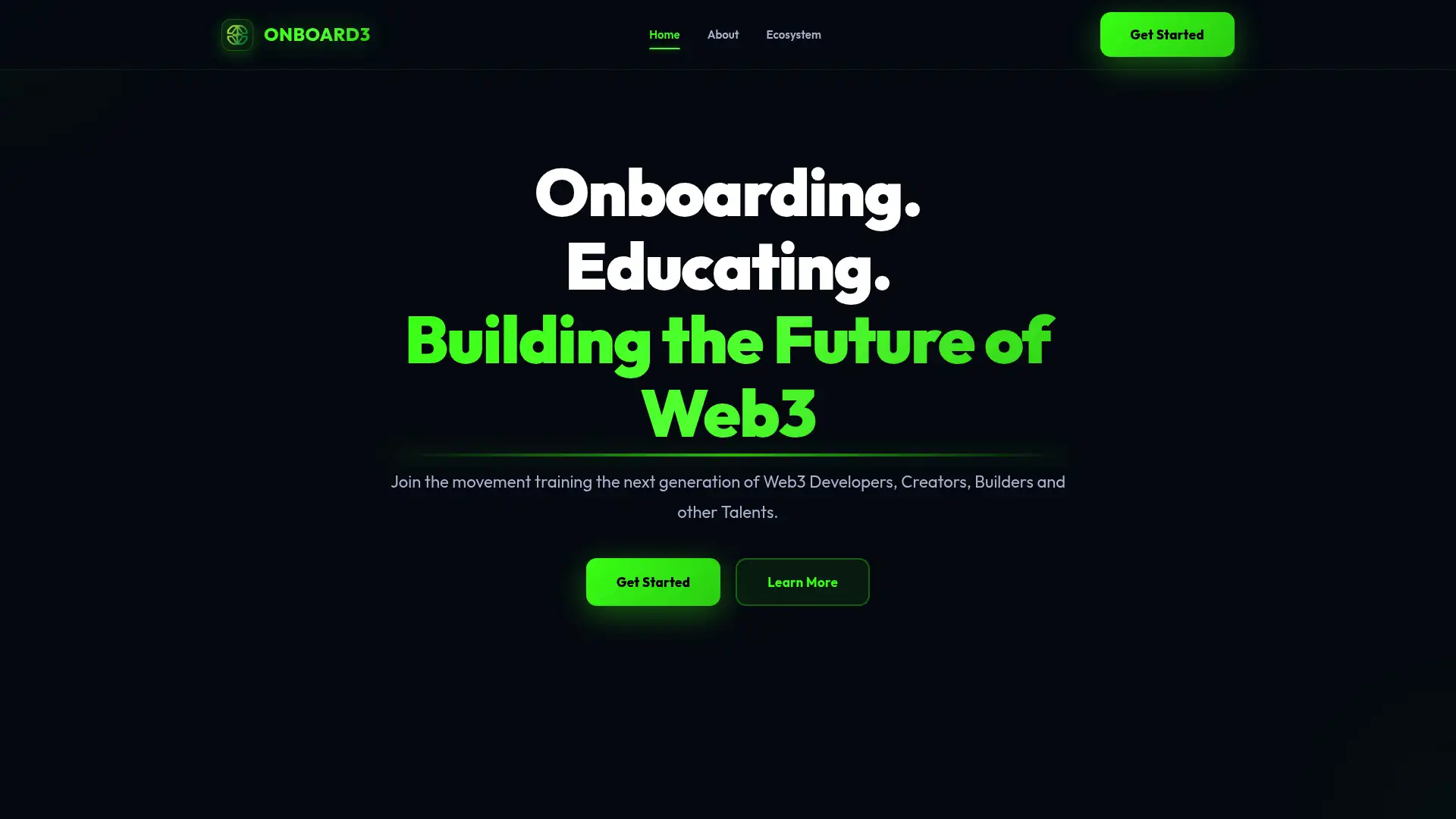 onboard3.app screenshot