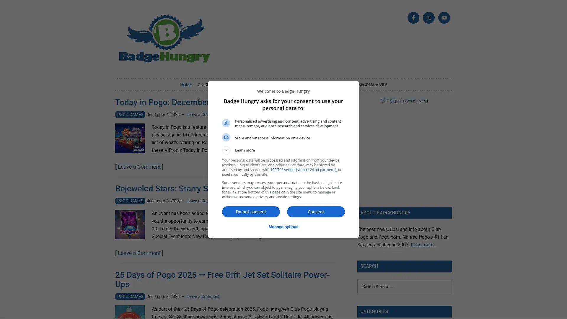 badgehungry.com screenshot
